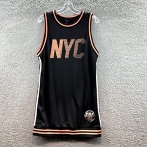 Forever 21 Tank Dress Women's Small Black NYC Jersey Tank Shirt Dress Ladies S